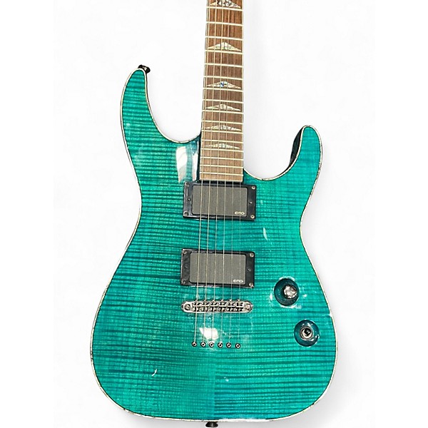 Used Charvel Desolation DX-1 ST Soloist Trans Blue Smear Solid Body Electric Guitar