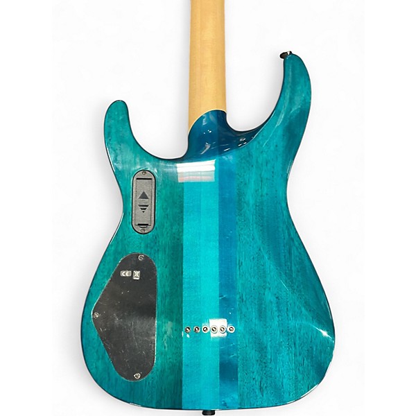 Used Charvel Desolation DX-1 ST Soloist Trans Blue Smear Solid Body Electric Guitar