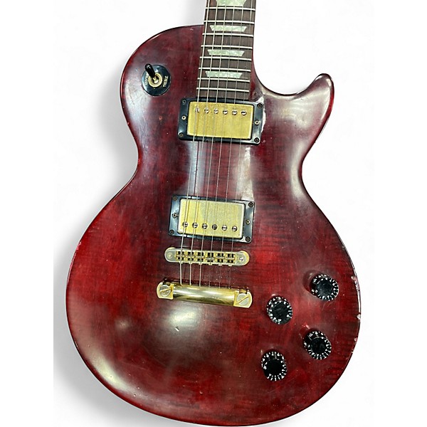 Used 2001 Gibson Les Paul Studio Wine Red Solid Body Electric Guitar