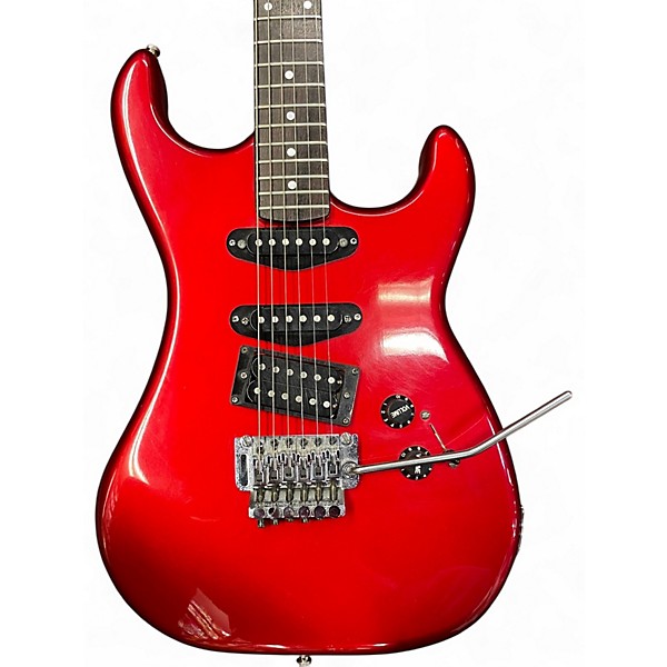 Used Kramer 600ST Striker Metallic Candy Red Solid Body Electric Guitar
