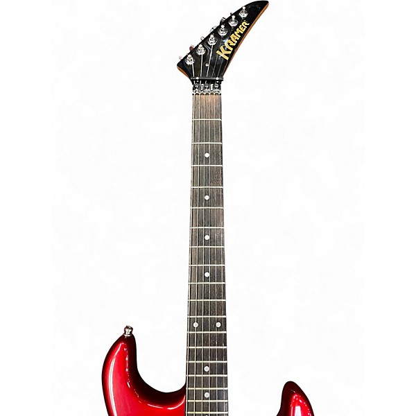 Used Kramer 600ST Striker Metallic Candy Red Solid Body Electric Guitar