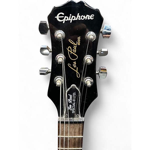 Used Epiphone Les Paul Special II Black Solid Body Electric Guitar