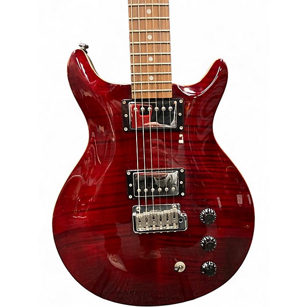 Used Hamer XT Cherry Solid Body Electric Guitar