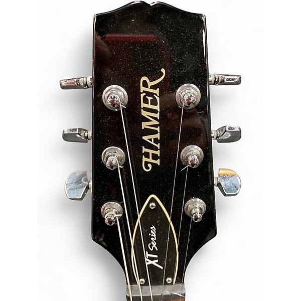 Used Hamer XT Cherry Solid Body Electric Guitar