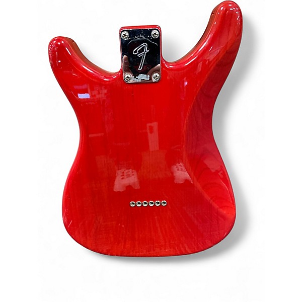 Used Fender Player Lead II Trans Crimson Red Solid Body Electric Guitar