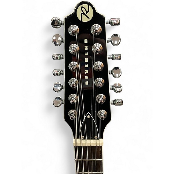 Used Reverend AIRWAVE 12 METALLIC ALPINE Solid Body Electric Guitar