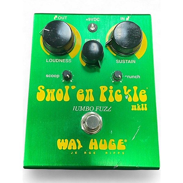 Used Way Huge Electronics WHE401 Swollen Pickle MKII Super Jumbo Fuzz Effect Pedal