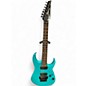 Used 1999 Ibanez KG 76-20 Turquoise Solid Body Electric Guitar thumbnail