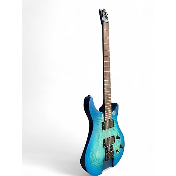 Used Agile baritone 7 blue Baritone Guitars