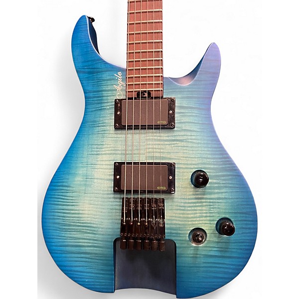 Used Agile baritone 7 blue Baritone Guitars