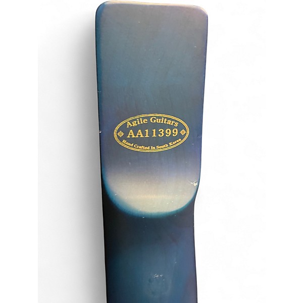 Used Agile baritone 7 blue Baritone Guitars