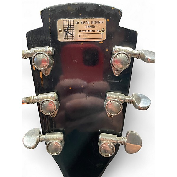 Vintage 1960s Kay Barney Kessel B6701b Tobacco Burst Hollow Body Electric Guitar