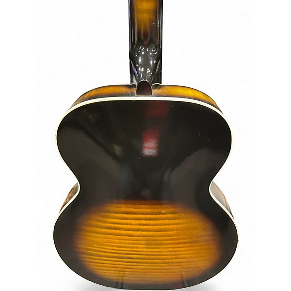 Vintage 1960s Harmony h1215 archtop Tobacco Burst Acoustic Guitar