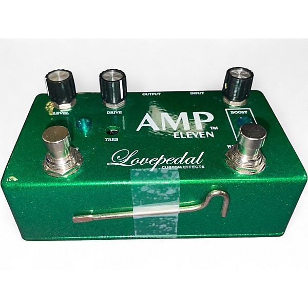 Used Lovepedal Amp Eleven Overdrive Boost Effect Pedal