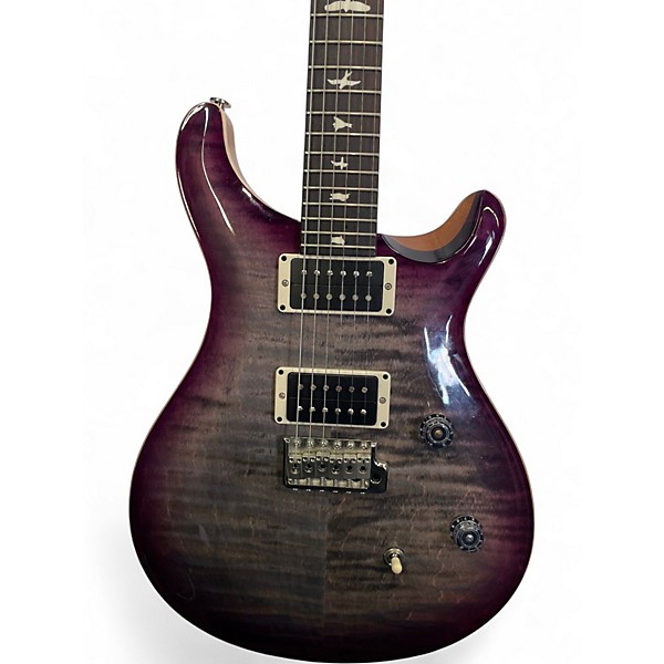 Used PRS CE24 FADED GRAY BLACK PURPLE Solid Body Electric Guitar