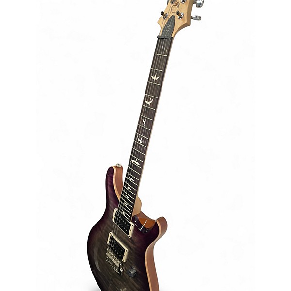 Used PRS CE24 FADED GRAY BLACK PURPLE Solid Body Electric Guitar