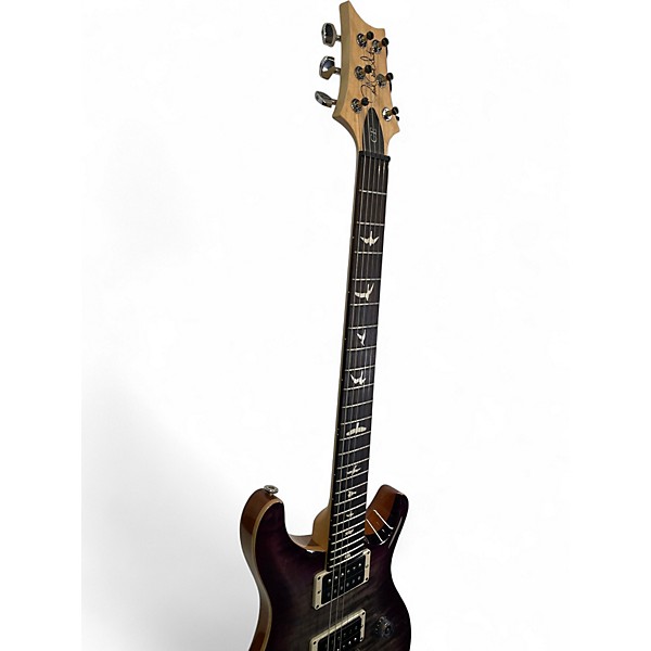 Used PRS CE24 FADED GRAY BLACK PURPLE Solid Body Electric Guitar