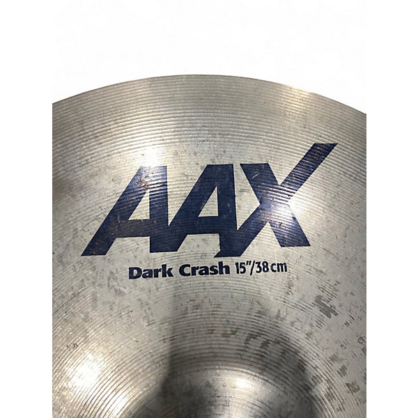 Used SABIAN 15in AAX Series Dark Crash Cymbal