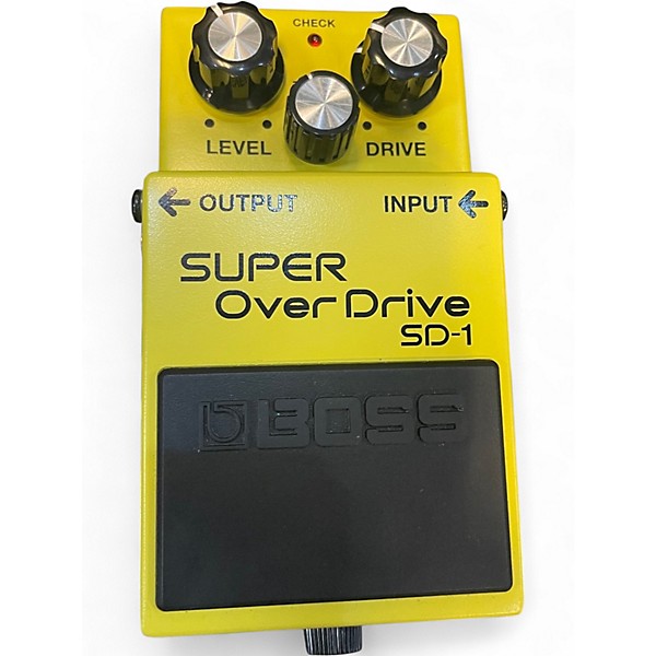 Used BOSS SD1 Super Overdrive Effect Pedal