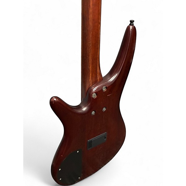 Used Ibanez SR500 Crimson Red Trans Electric Bass Guitar