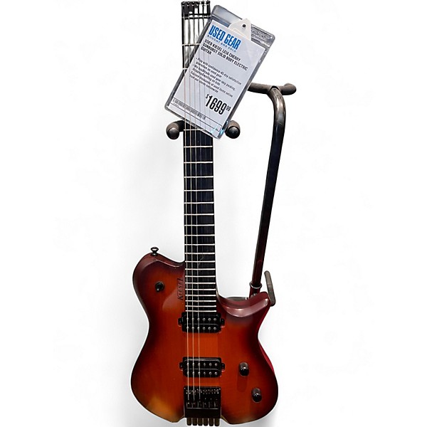 Used Kiesel LEIA Cherry Sunburst Solid Body Electric Guitar