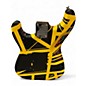 Used EVH Striped Series YELLOW AND BLACK Solid Body Electric Guitar