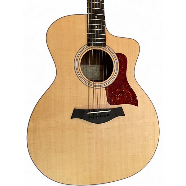 Used 2009 Taylor 214CE Natural Acoustic Electric Guitar