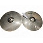 Used Paiste 14in 402 Nickel Silver Hi Hat Pair Cymbal thumbnail