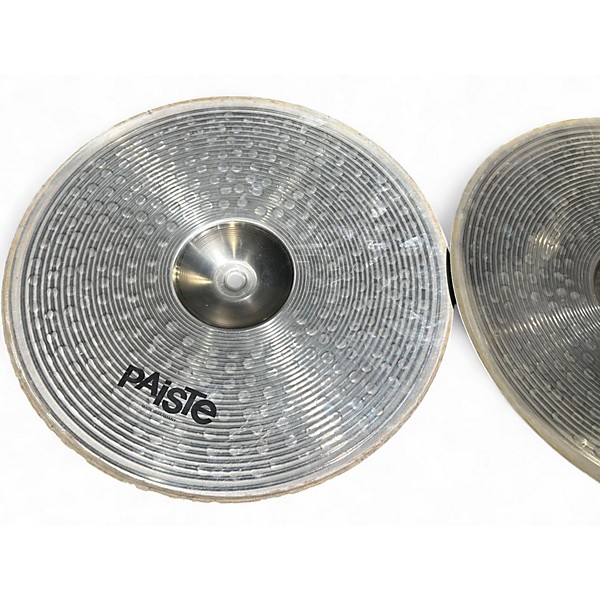 Used Paiste 14in 402 Nickel Silver Hi Hat Pair Cymbal