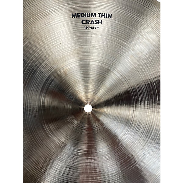 Used Zildjian 19in Medium Thin Crash Cymbal