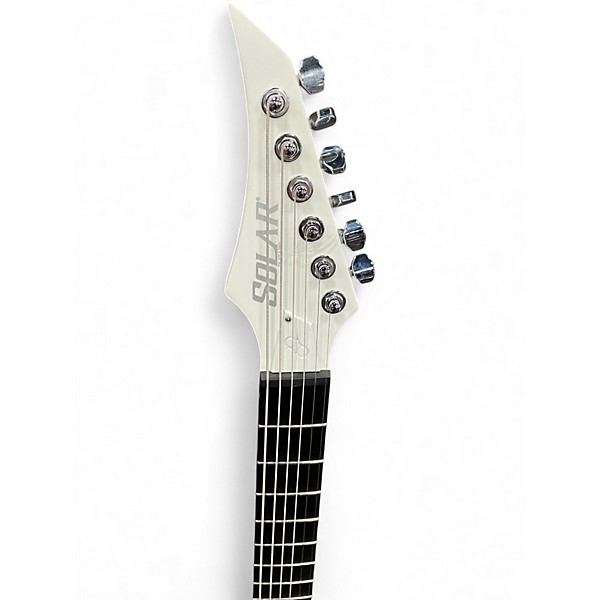 Used Solar Guitars A1.6 VINTER EVERTUNE Arctic White Solid Body Electric Guitar