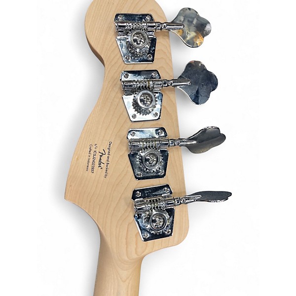 Used 2024 Squier Precision Bass Surf Green Electric Bass Guitar