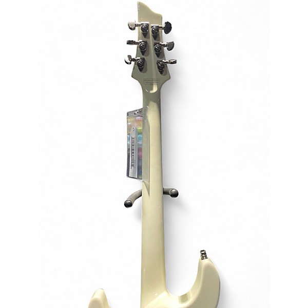 Used Schecter Guitar Research Diamond Series Hellraiser C1 White Solid Body Electric Guitar