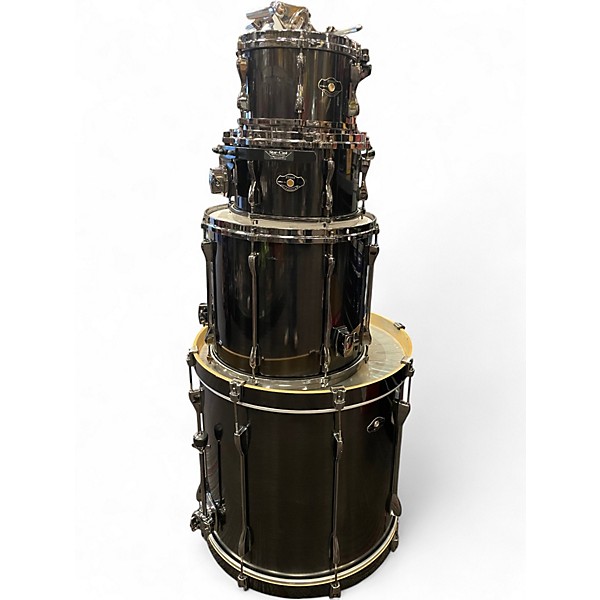Used TAMA 4 Piece Superstar brushed black Drum Kit