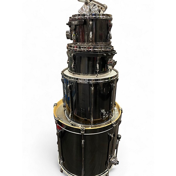 Used TAMA 4 Piece Superstar brushed black Drum Kit