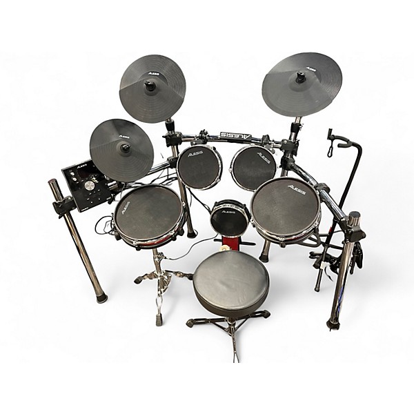 Used Alesis Crimson 8-Piece Electric Drum Set