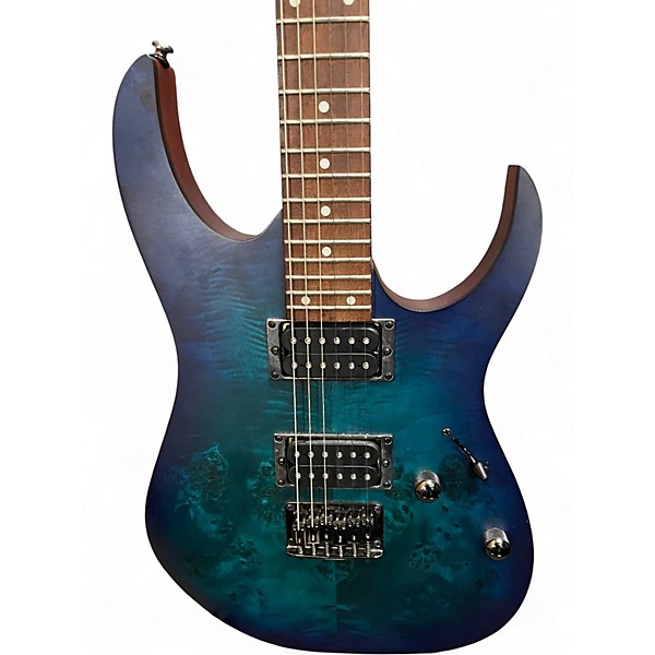 Used Ibanez RG421 BLUE GREEN Solid Body Electric Guitar