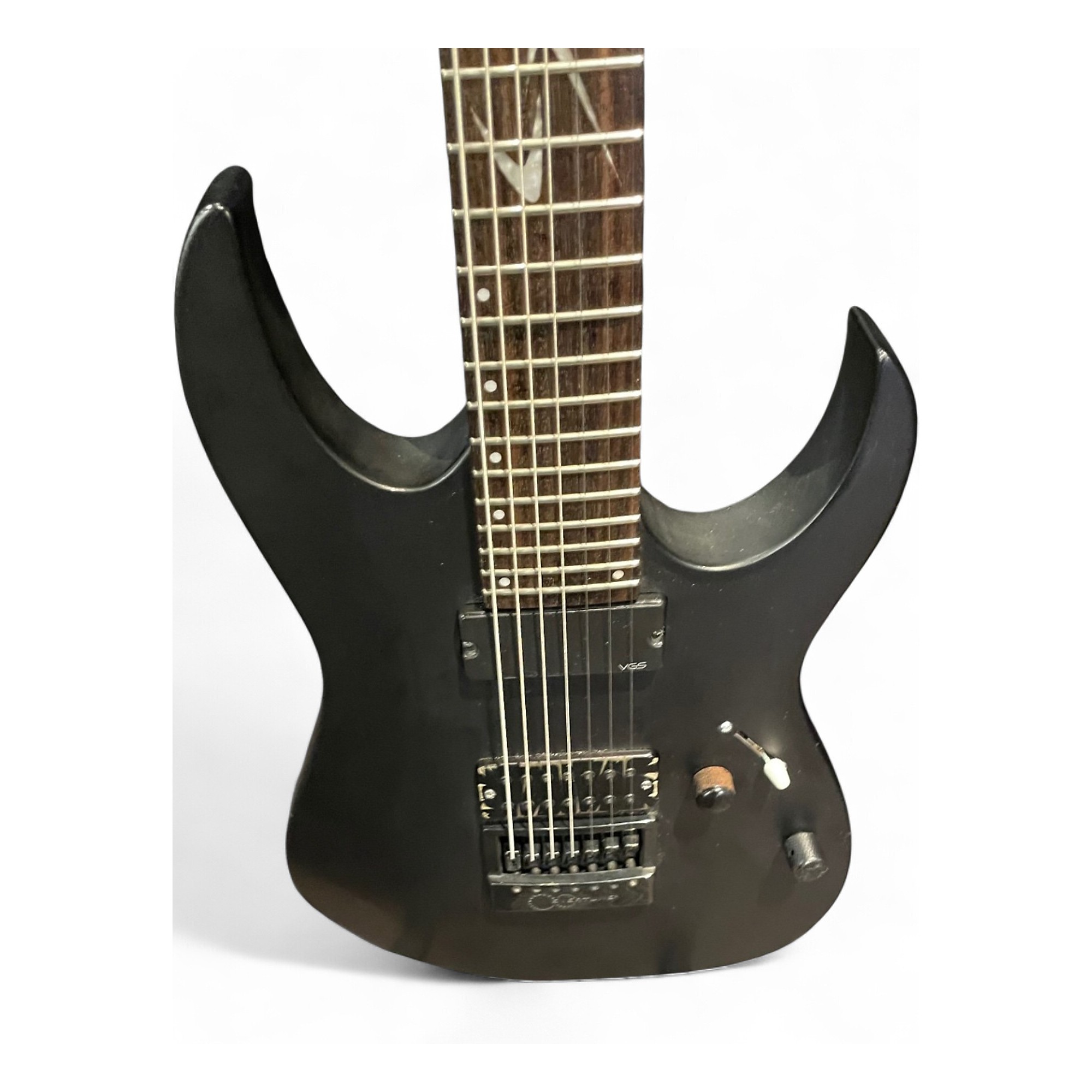 Used Vgs Soulmaster 7 Black Solid Body Electric Guitar Black