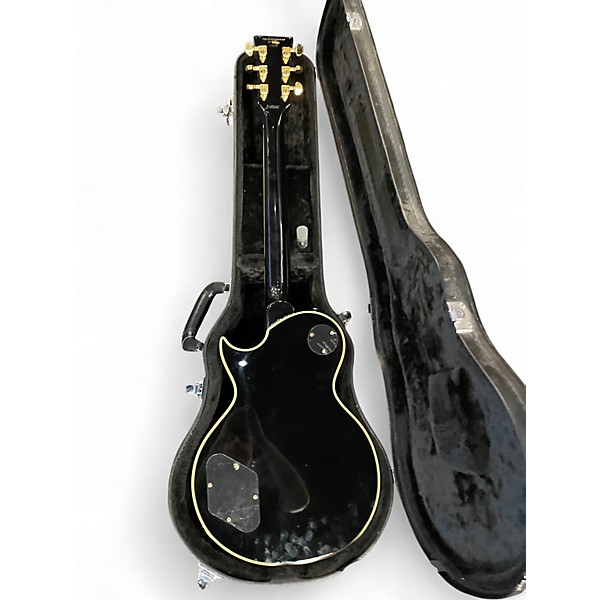 Used Vintage V100P Ebony Solid Body Electric Guitar