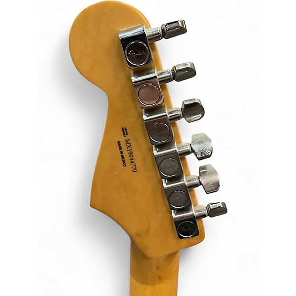 Used Fender Player Stratocaster Black Solid Body Electric Guitar