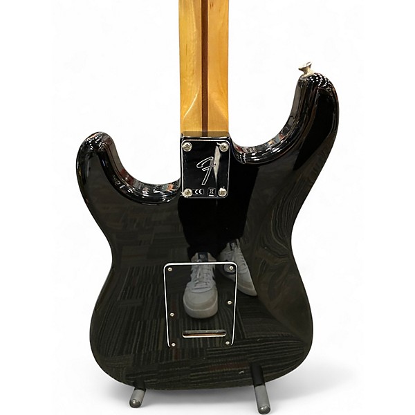 Used Fender Player Stratocaster Black Solid Body Electric Guitar