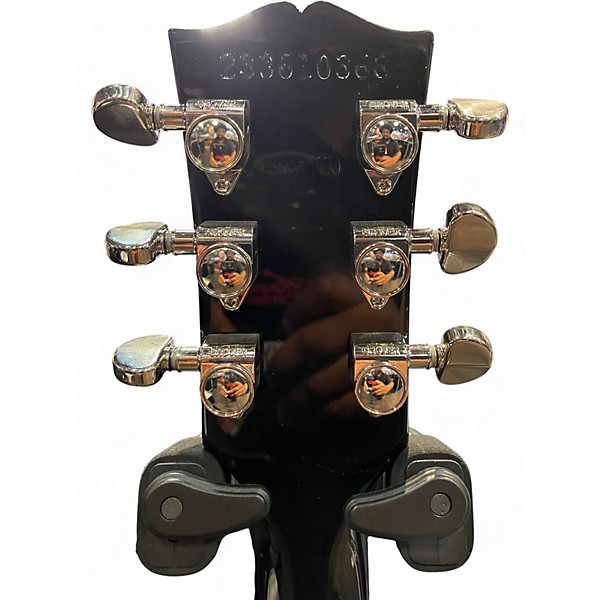 Used Gibson Les Paul Classic Black Solid Body Electric Guitar