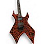 Used B.C. Rich Warlock Legacy Kahler Red Crackle Solid Body Electric Guitar thumbnail