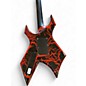 Used B.C. Rich Warlock Legacy Kahler Red Crackle Solid Body Electric Guitar