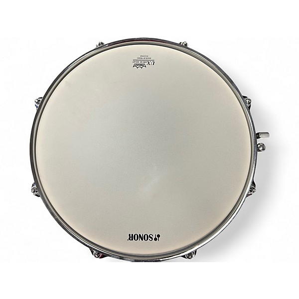 Used SONOR 13in AQX SNARE RED SPARKLE Drum
