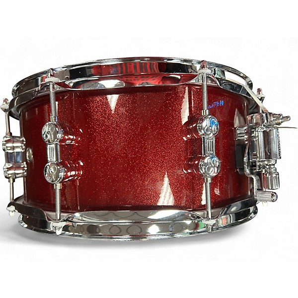 Used SONOR 13in AQX SNARE RED SPARKLE Drum