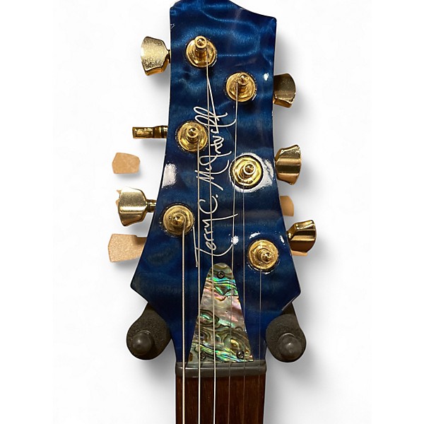 Used 2001 Terry Mcintyre Taurus Blue Onyx Solid Body Electric Guitar
