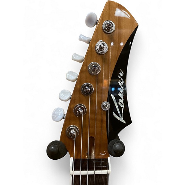 Used Kauer Guitars Korona orange metal flake Solid Body Electric Guitar