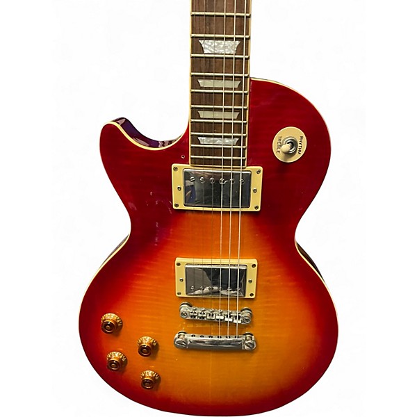 Used Epiphone Les Paul Standard Left Handed ORANGE BURST Electric Guitar