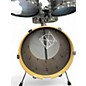 Used Dixon 5 Piece JET SET PLUS Black  Drum Kit